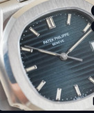 ساعت Patek Philippe Nautilus 3900/1G اصل | طلای سفید 18 عیار | صفحه آبی